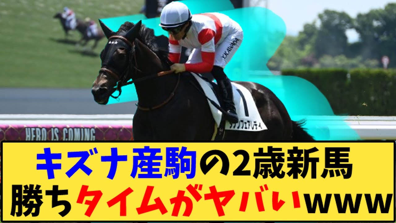 【競馬】「キズナ産駒の2歳新馬  ダノンフェアレディの勝ちタイムがヤバいwww」に対する反応【反応集】