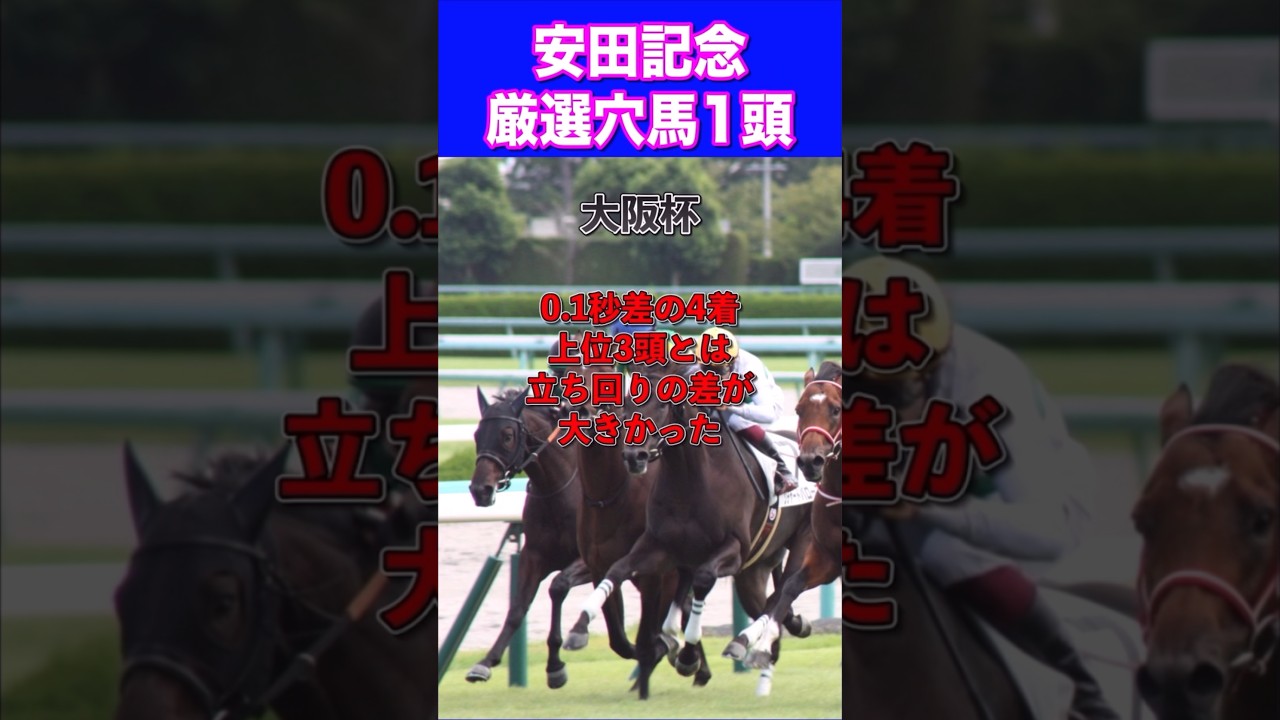 【安田記念2024厳選穴馬1頭】先週◎ダノンデサイル1着🎯
