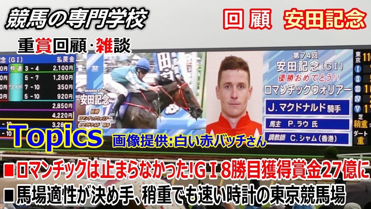 【安田記念2024】回顧･雑談 世界に誇る香港馬ロマンチックウォリアー