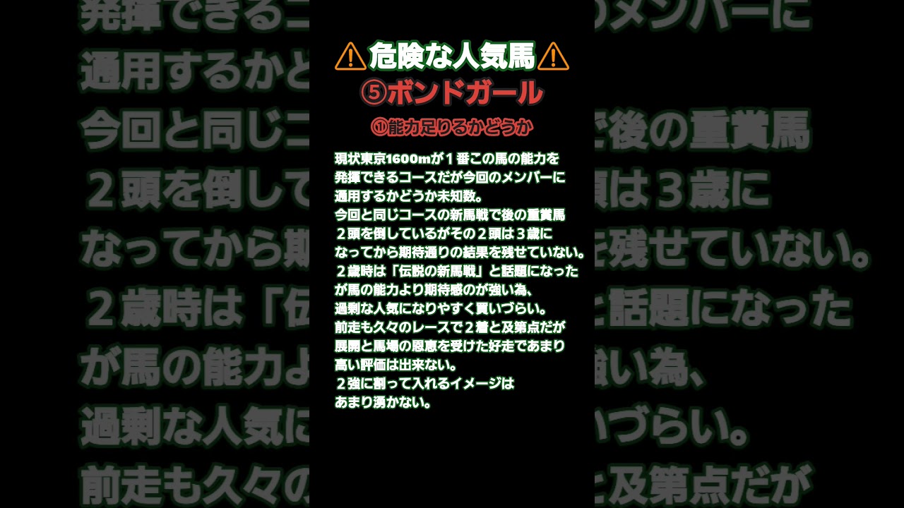 #競馬 #nhkマイルカップ2024 #危険な人気馬