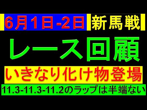 2024年 6月1日～2日 新馬戦 回顧【化け物級登場/POG】