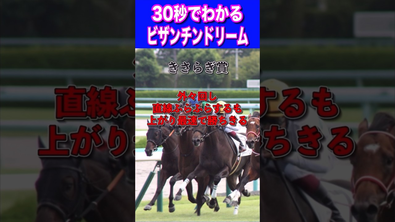 【皐月賞2024】30秒でわかるビザンチンドリーム
