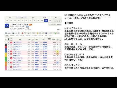2024東海菊花賞、ブリリアントカップの見解