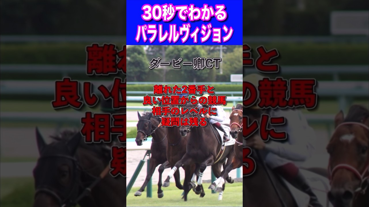 【安田記念2024】30秒でわかるパラレルヴィジョン
