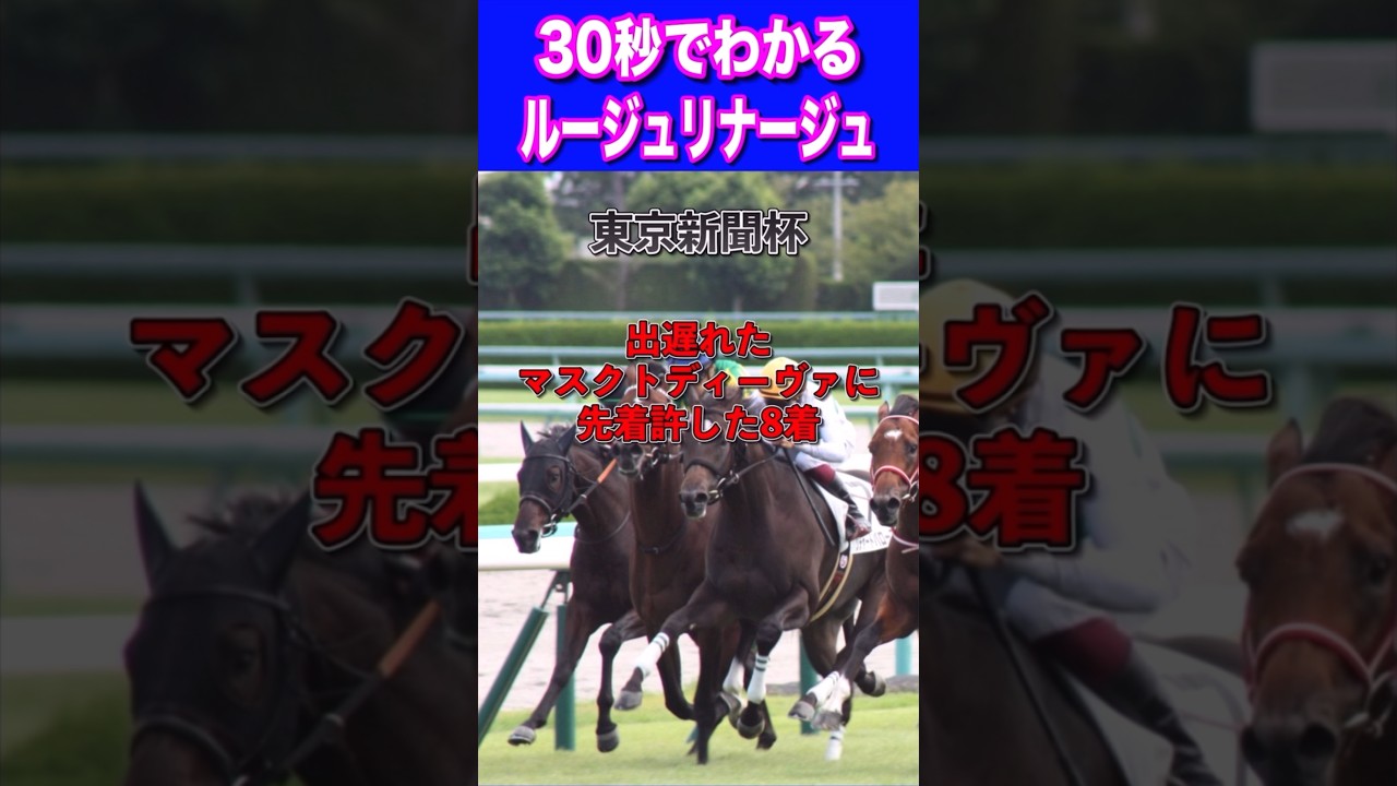 【ヴィクトリアマイル2024】30秒でわかるルージュリナージュ