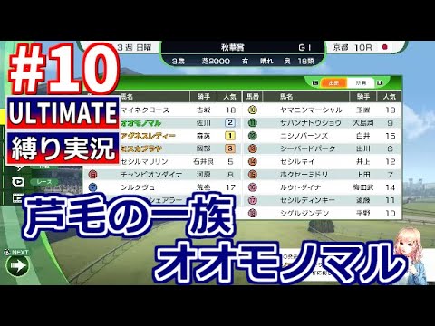 【ウイポ10 2024 Switch版】#10 秋華賞！VSアグネスレディー 縛り実況！お守り使用禁止！引き継ぎなし！難易度ULTIMATE！1979年5月5週～【ウイニングポスト10 2024】