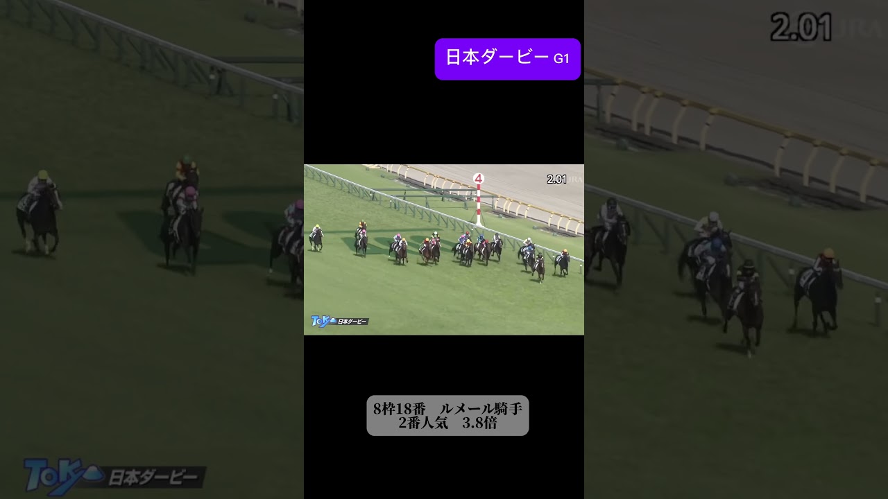 日本ダービー　2022 ドウデュース　イクイノックス #jra #競馬 #shorts #東京優駿 #日本ダービー