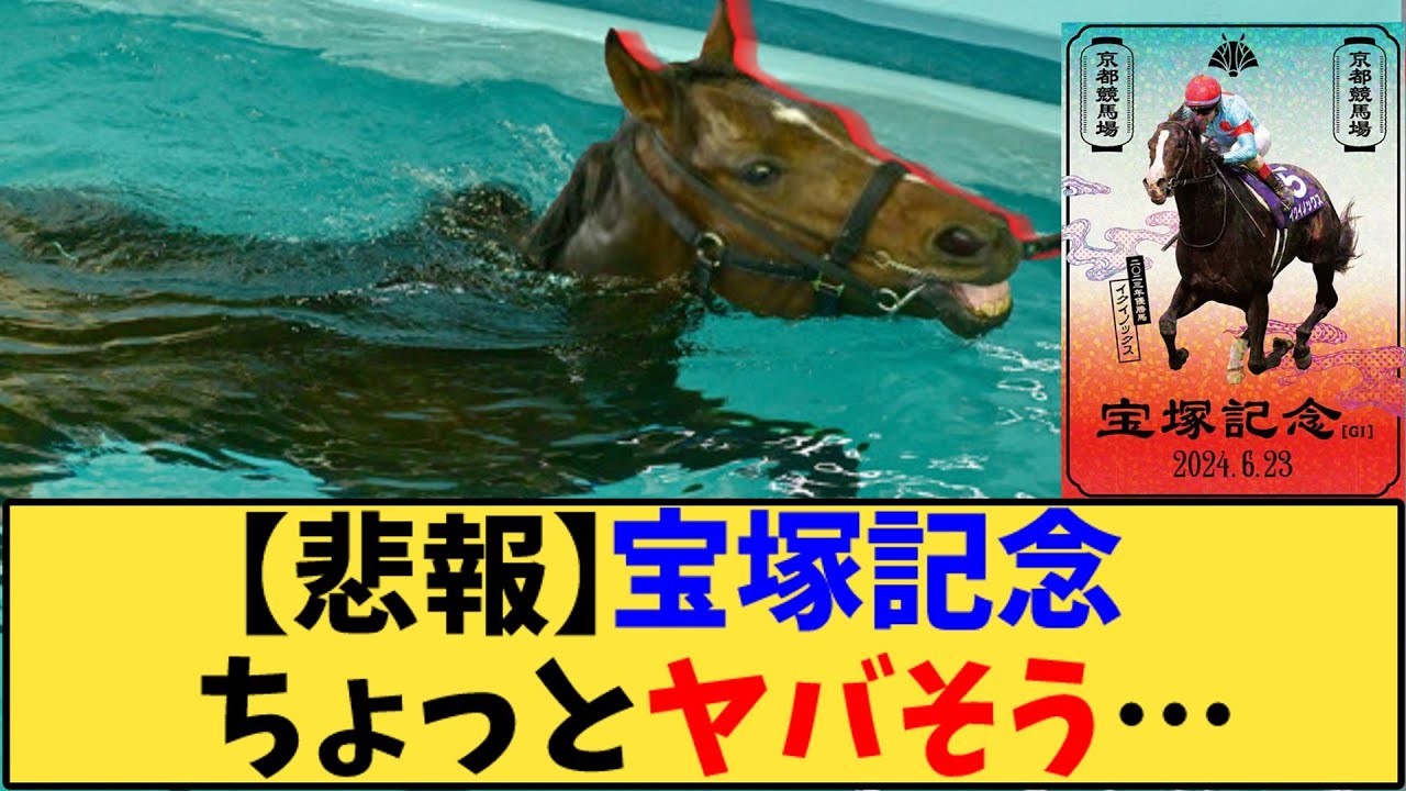 【競馬】「【悲報】 宝塚記念 ちょっとヤバそう…」に対する反応【反応集】