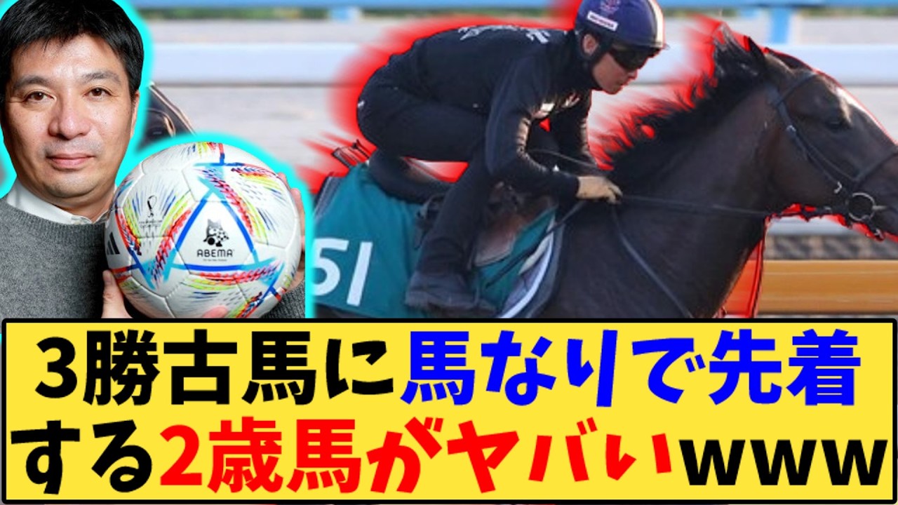 【競馬】「3勝古馬に馬なりで先着する2歳馬がヤバいwww」に対する反応【反応集】
