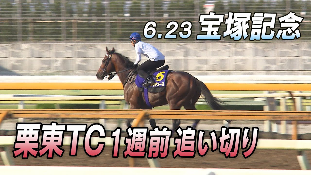 【上半期総決算！宝塚記念】栗東TC 1週前追い切り