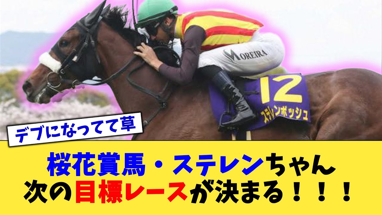 【競馬】桜花賞馬・ステレンちゃん、次の目標レースが決まる！！！【反応集】
