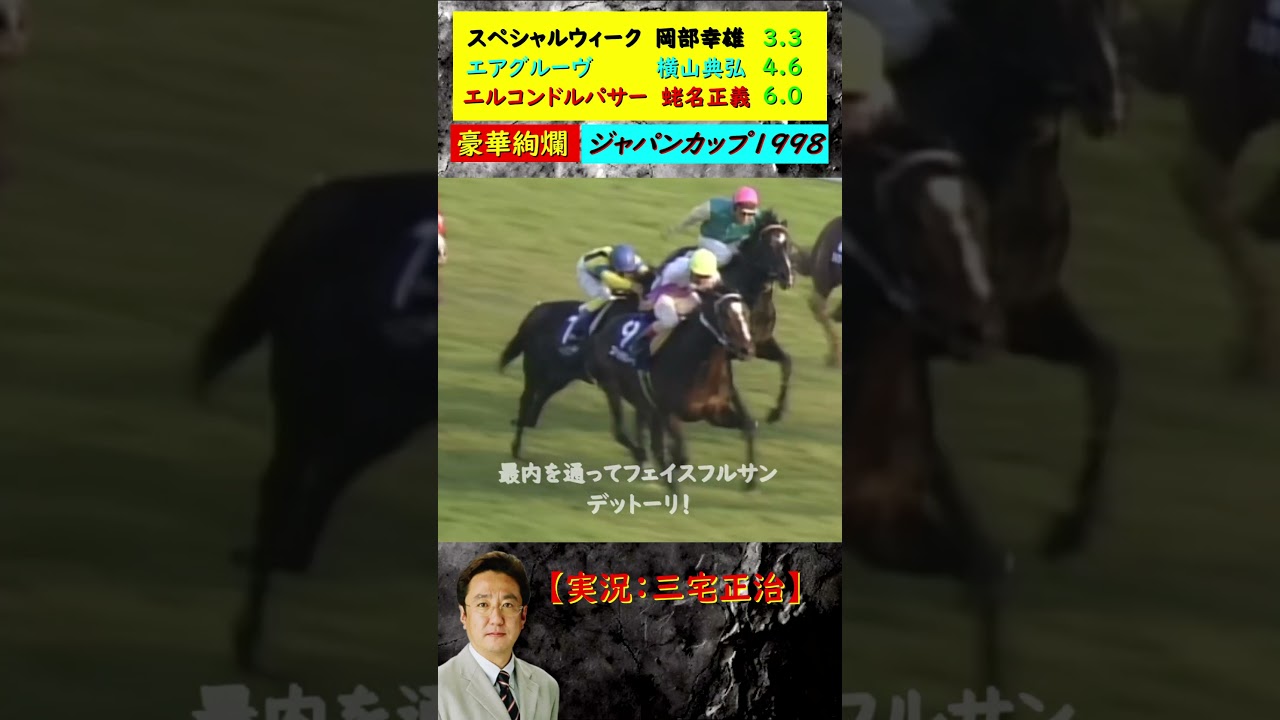 【三宅正治 名実況】ジャパンカップ1998