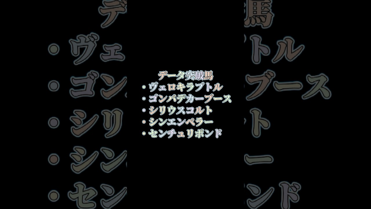 まずはデータでサクッと【ホープフルS GⅠ 2023予想】#競馬 #ホープフルステークス #データ予想 #マイナスデータ#チャンネル登録お願いします