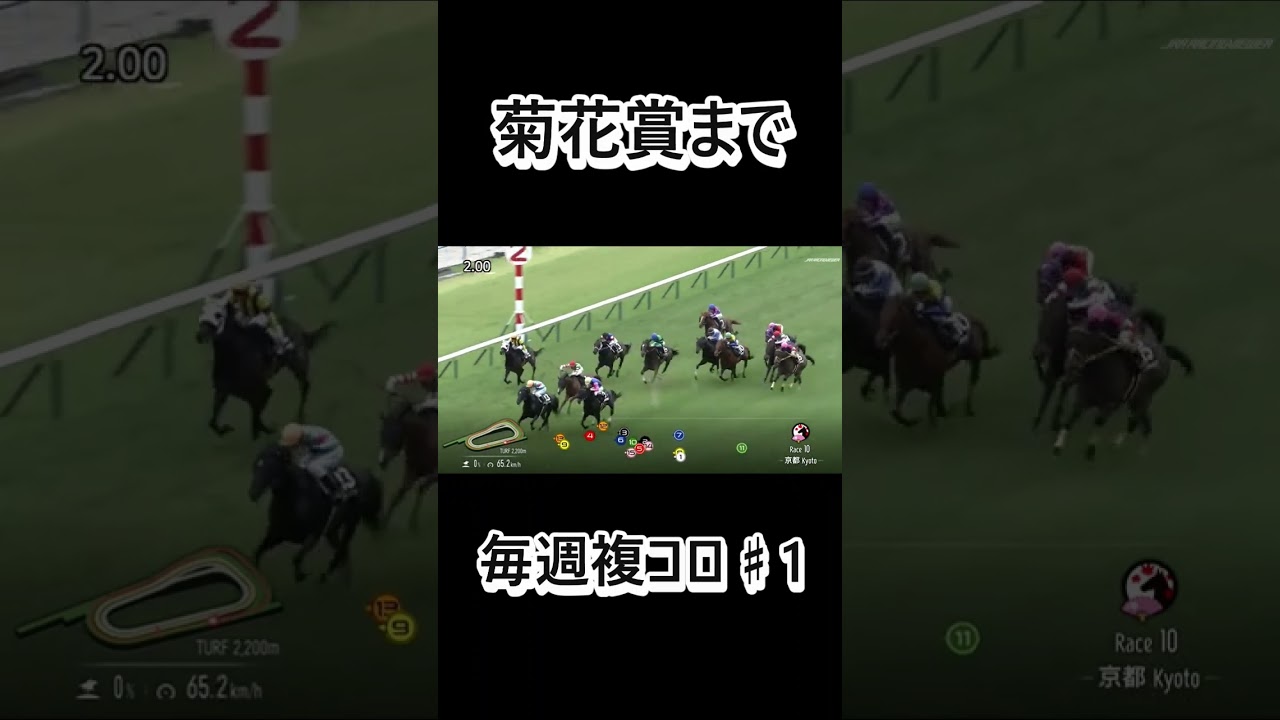 【菊花賞まで複コロ ♯1】1発目をしっかり仕留めたい #競馬 #複コロ #複勝転がし