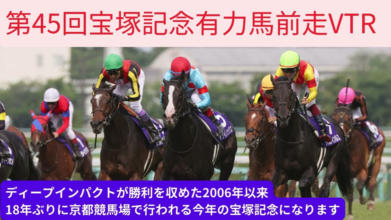 必見！レース勝つための予習！！2024宝塚記念　有力馬前走VTR　#宝塚記念　#2024宝塚記念