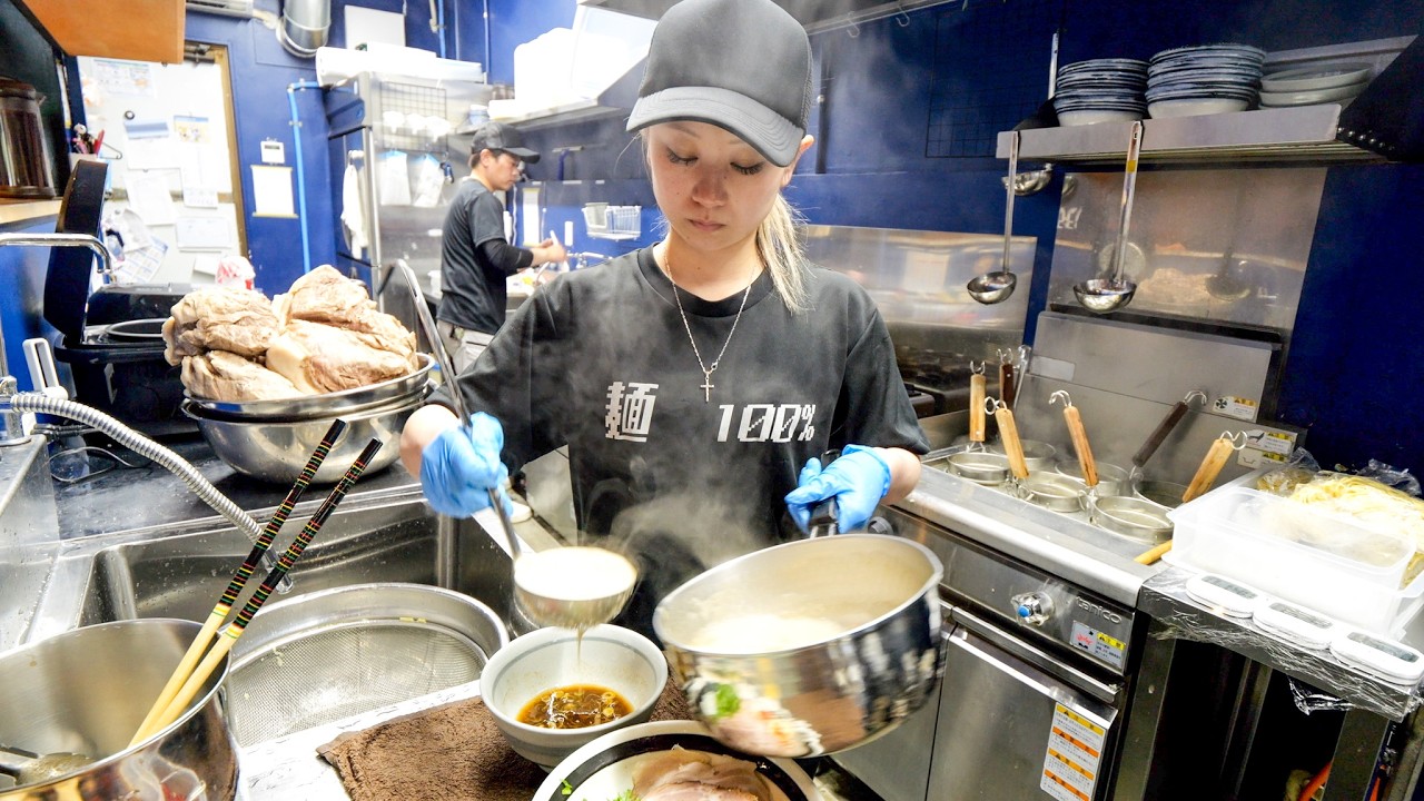 「麺100%食べてみて！」１２席で１２０杯売る２４歳若き女性ラーメン店長に密着丨THE BEST Ramen in Nara