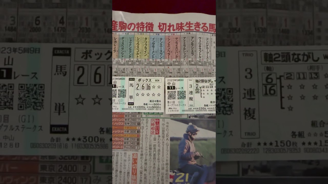 #shorts  #競馬 #馬券 #ホープフルステークス  #チャンネル登録お願いします