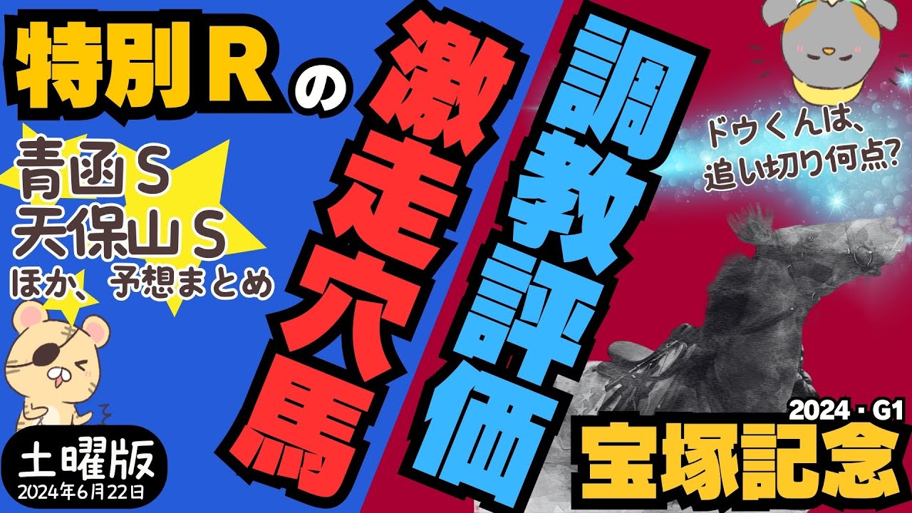 【宝塚記念調教評価・土曜特別レース予想】オッズの闇にひそむ”隠れた”穴馬を探そう【競馬予想2024】