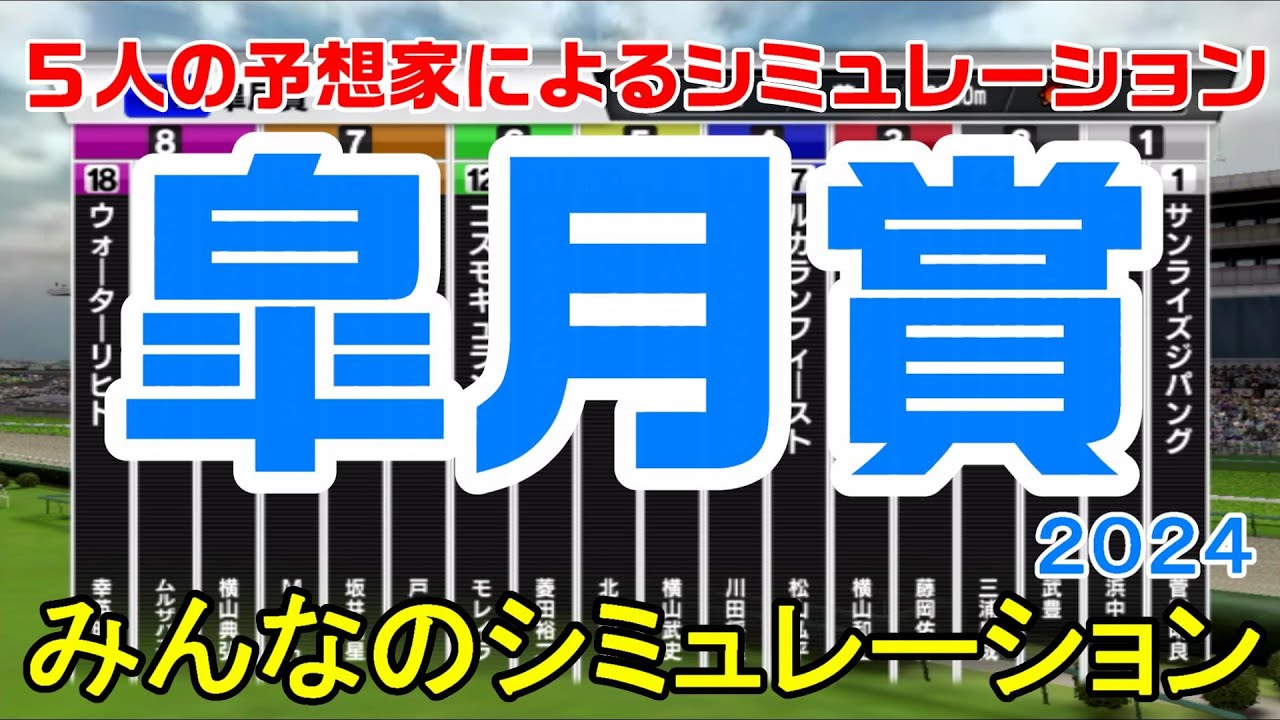 皐月賞2024 みんなのシミュレーション【スタポケ】【競馬予想】【展開予想】