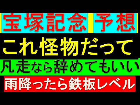 2024年 宝塚記念 予想【この馬怪物/ドウデュースよりも強いと思う】