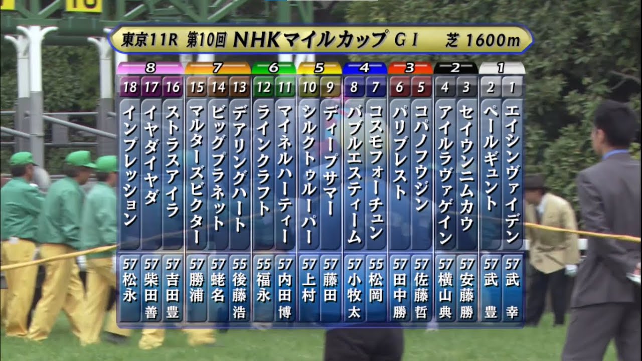 【HD】2005年 NHKマイルカップ【ラインクラフト】