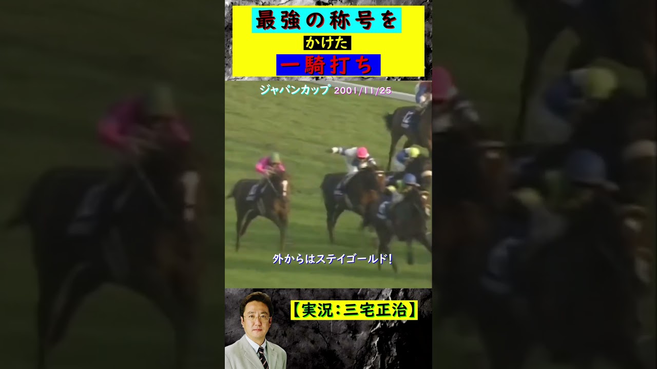 【三宅正治 名実況】 ジャパンカップ2001