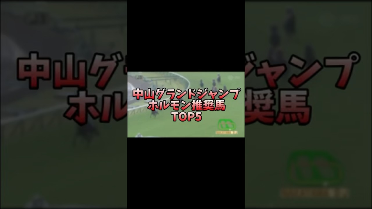【競馬予想】中山グランドジャンプ2024 ホルモン推奨馬 #競馬 #中山グランドジャンプ #中山GJ #グッジョブ #GJ部
