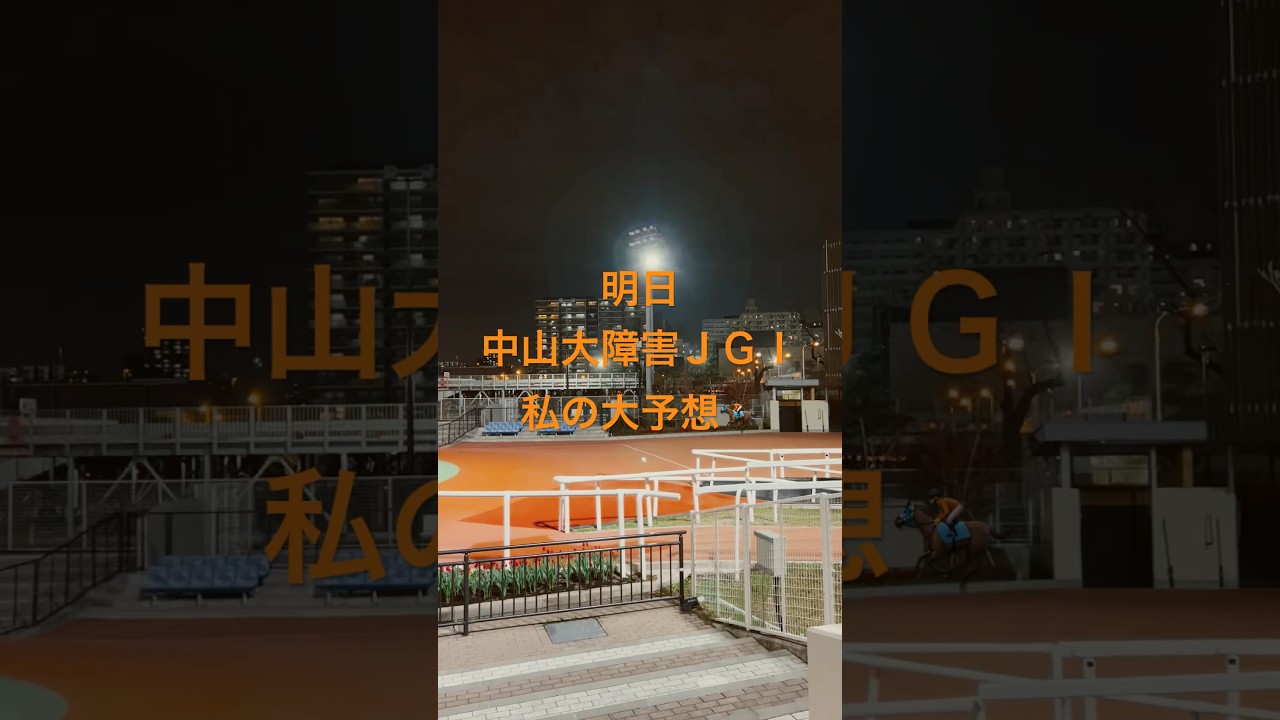 2023中山大障害Ｊ・ＧⅠ 私の大予想　#私の大予想　#shorts #中山大障害