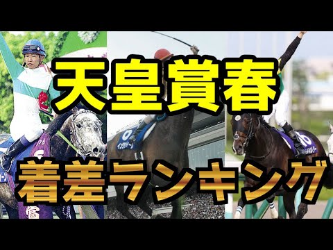 【競馬】天皇賞春着差ランキング