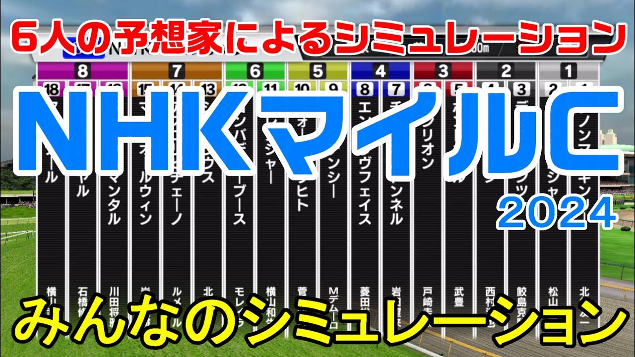 NHKマイルカップ2024 みんなのシミュレーション【スタポケ】【競馬予想】【展開予想】