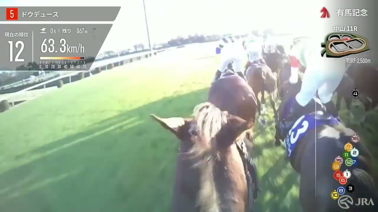 2023有馬記念ドウデュース武豊ジョッキーカメラ実況付き