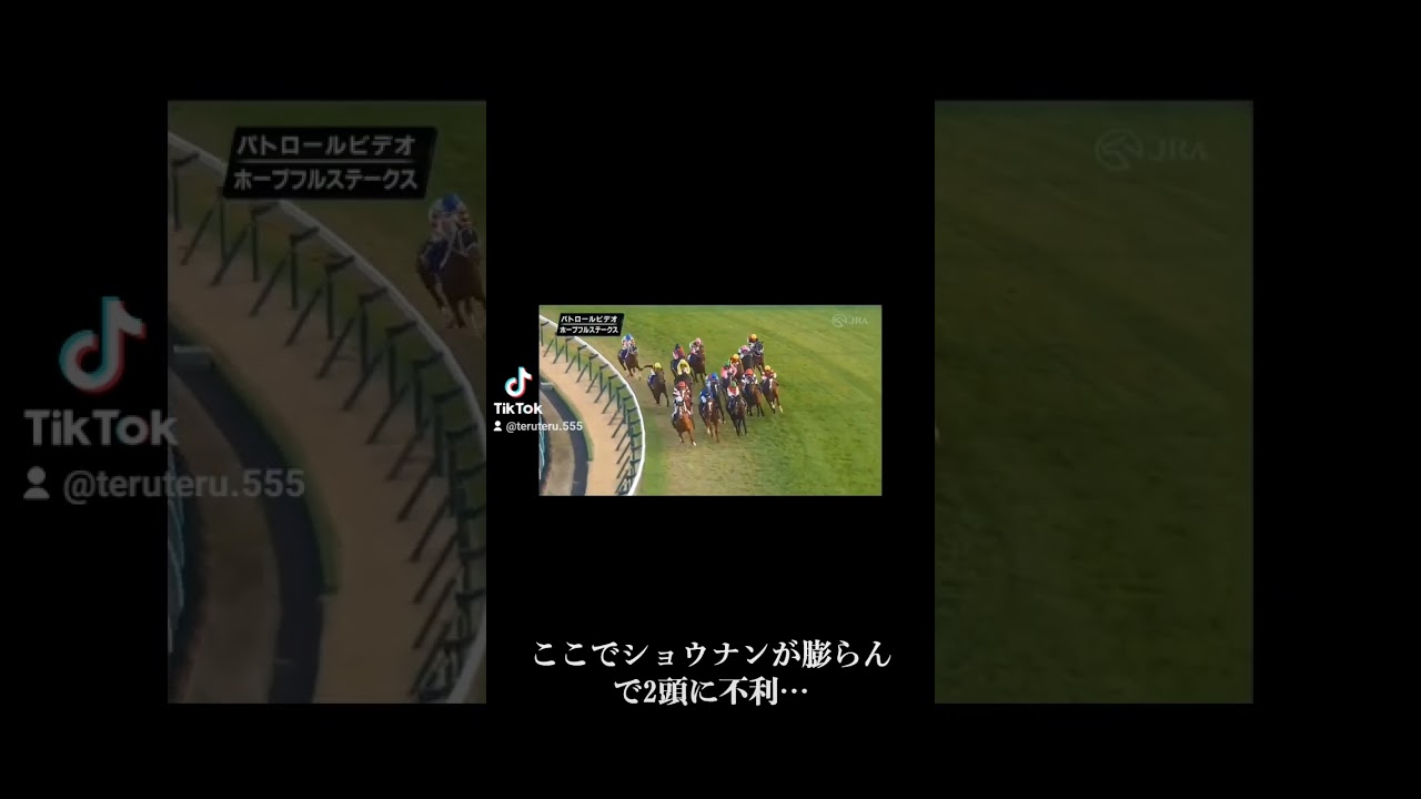 ホープフルＳパトロールビデオ。不利無かったらサンライズ勝ってた説。#競馬　#ホープフルステークス #万馬券　#シンエンペラー#レガレイラ#タリフライン