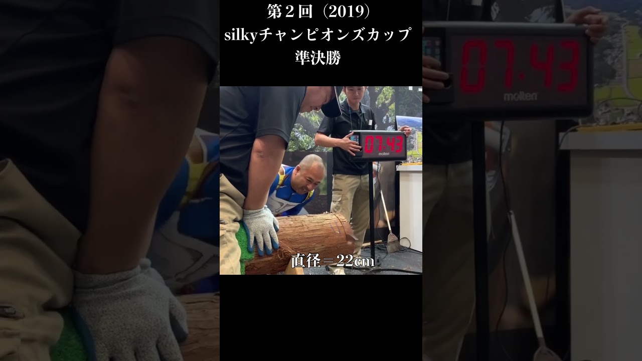 silkyチャンピオンズカップ 準決勝（2019） #丸太切り #silkykatanaboy #白石麻衣