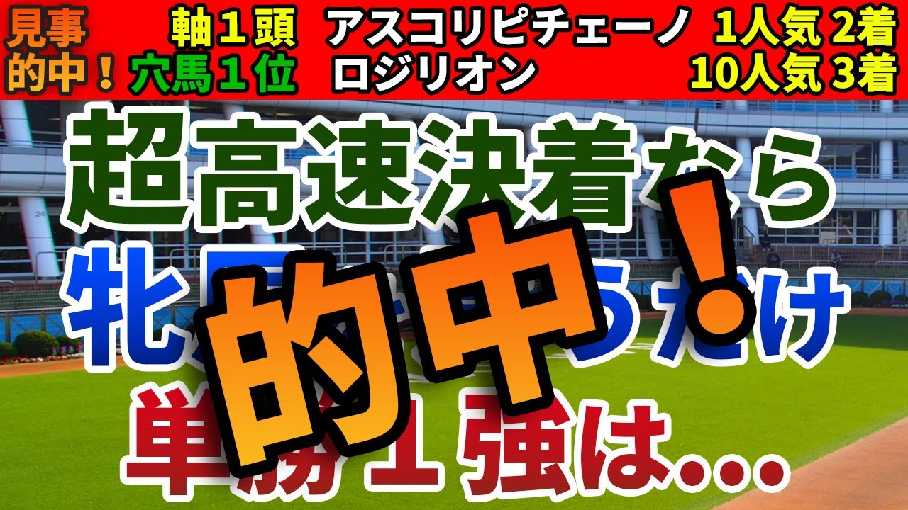 NHKマイルカップ2024 競馬YouTuber達が選んだ【確信軸】超高速決着なら牝馬を買うだけ！単勝１強！