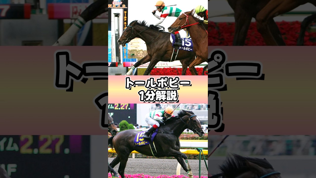 像鲨鱼鳍一样驰骋(←？？？) #トールポピー #1分解説 #shorts