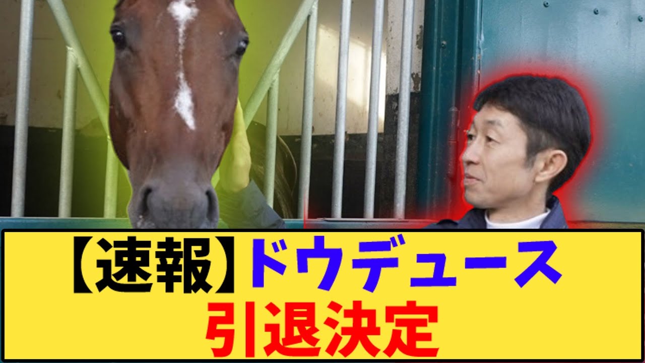 【競馬】「【速報】ドウデュース 国内で年内引退決定」に対する反応【反応集】