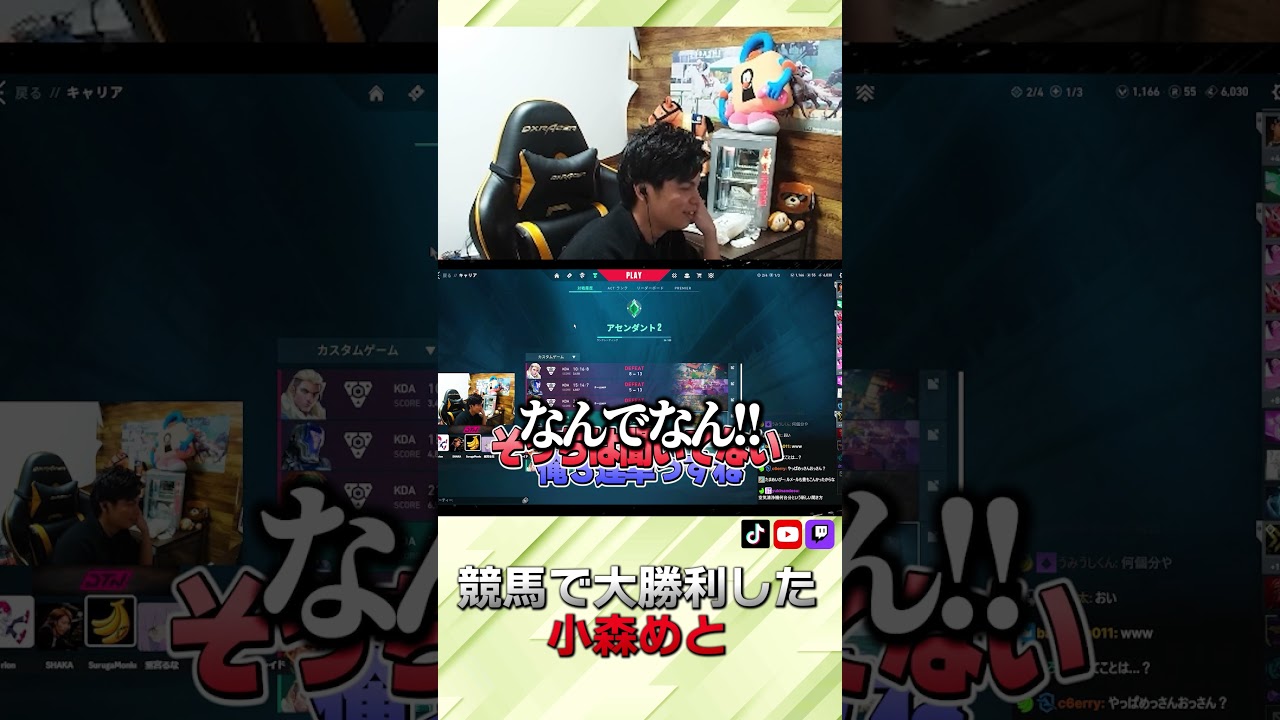 宝塚記念で大勝利した小森めとに驚くSurugaMonkey