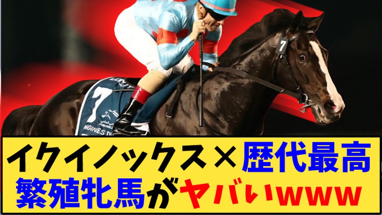 【競馬】「イクイノックス×歴代最高繁殖牝馬がヤバいwww」に対する反応【反応集】