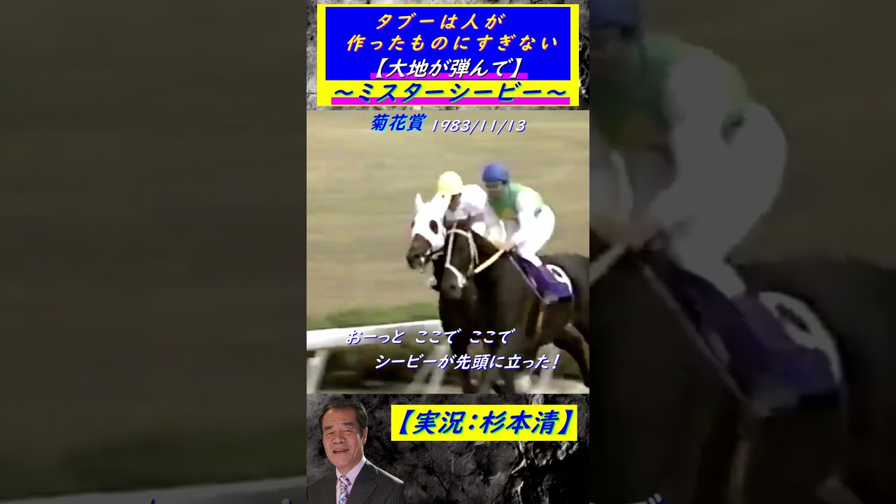 【杉本清 実況】菊花賞 1983