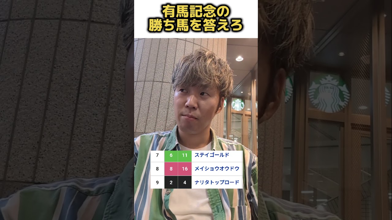 【競馬クイズ】この有馬記念の勝ち馬分かる？#shots#競馬#競馬クイズ#クイズ