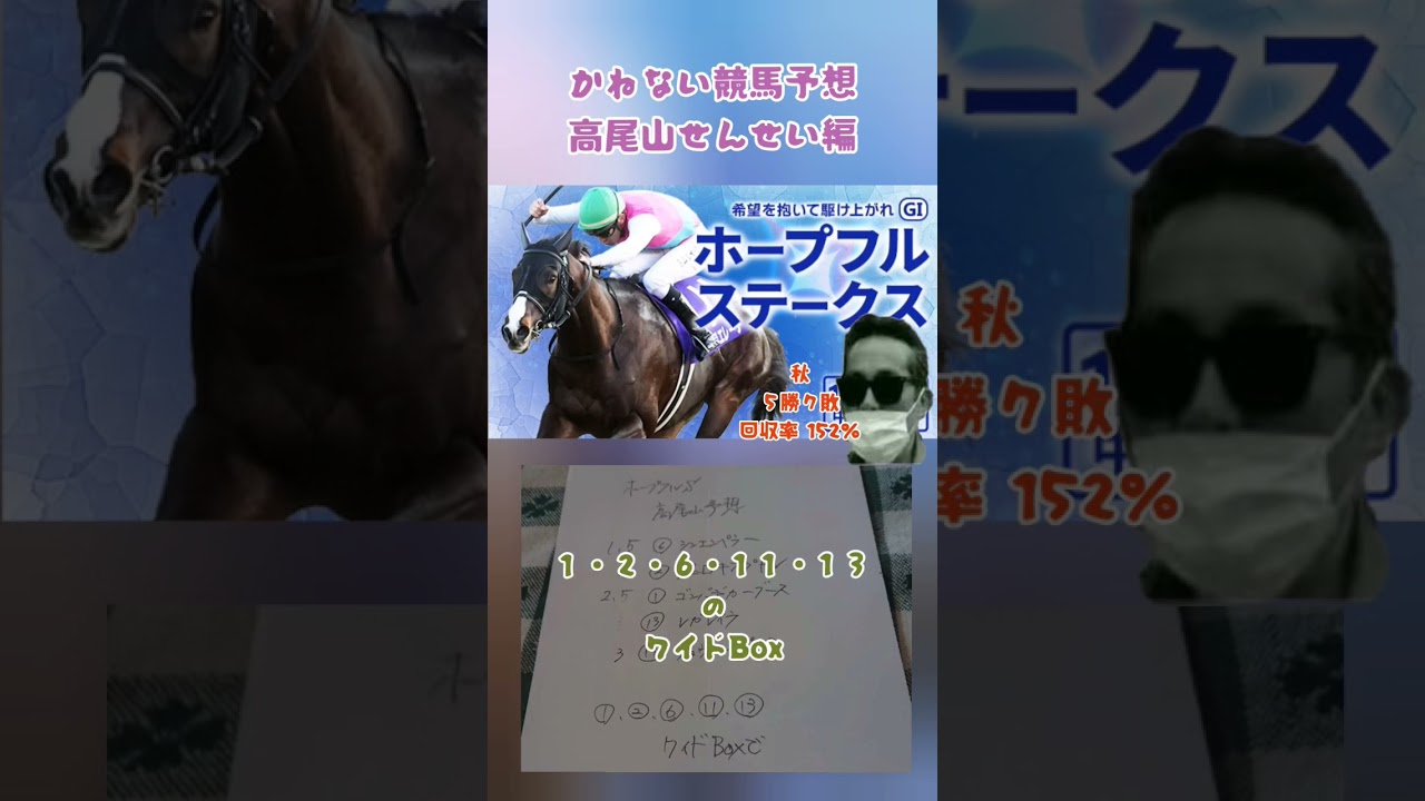 かねない競馬予想【ホープフルＳ】