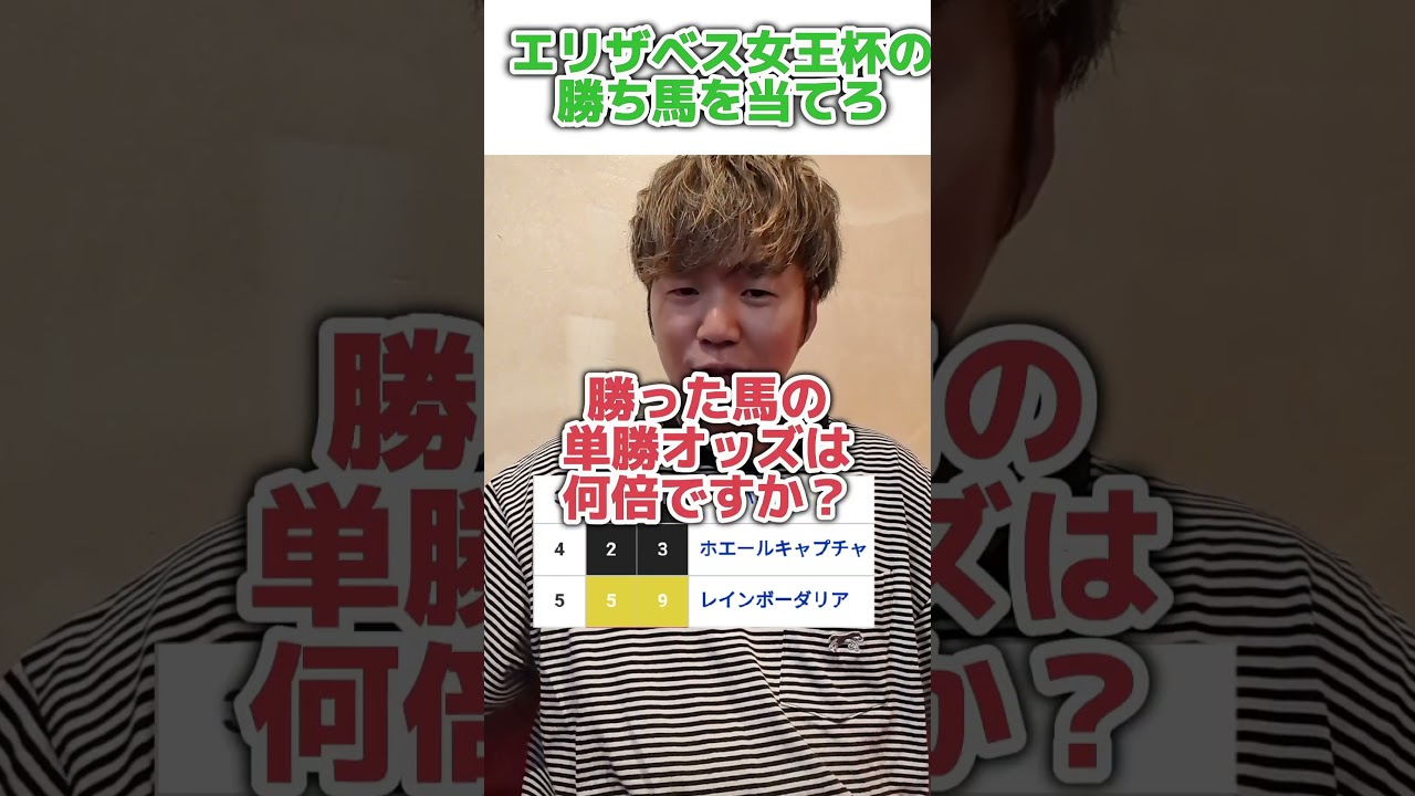 【競馬クイズ】エリザベス女王杯の勝ち馬を当てろ#shots#競馬#競馬クイズ#競馬アキネーター