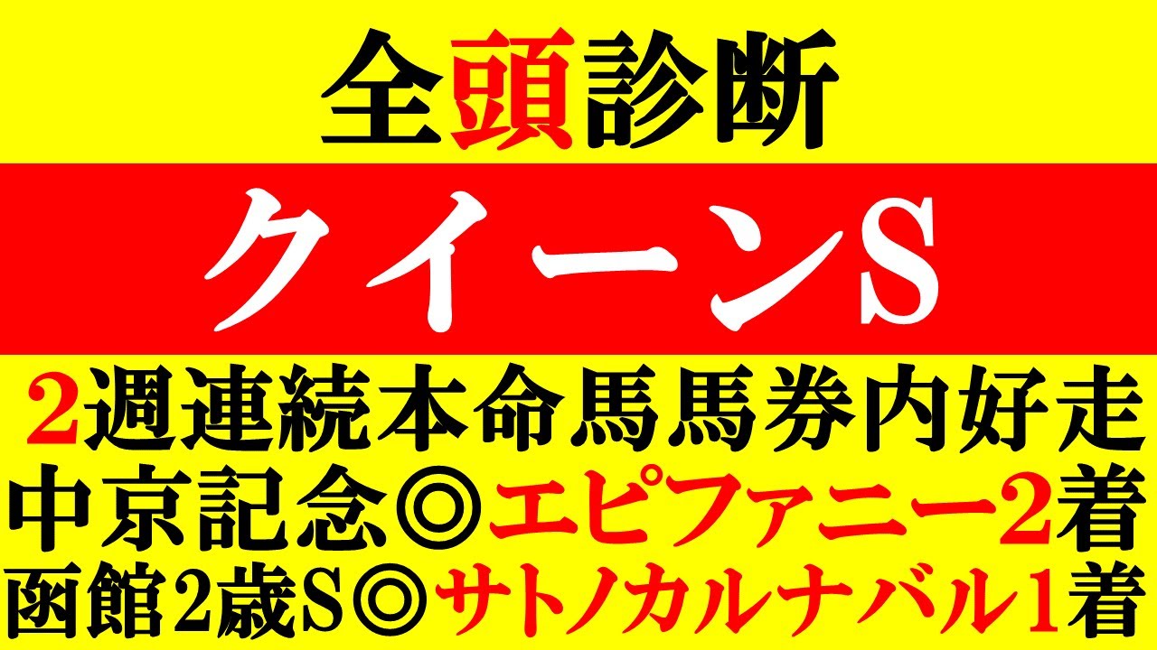 【クイーンS 全頭診断 2024】18戦中14戦S評価馬券内(2024年全頭診断)