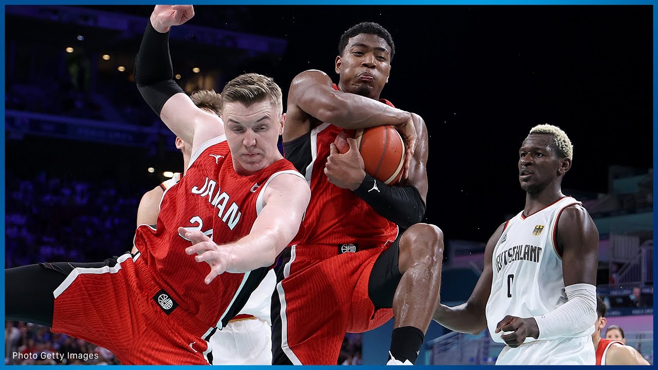 【バスケ男子】八村塁 渡辺雄太ら擁する日本代表 Ｗ杯王者ドイツに20点差の完敗｜パリオリンピック バスケットボール男子 グループB 日本 vs ドイツ