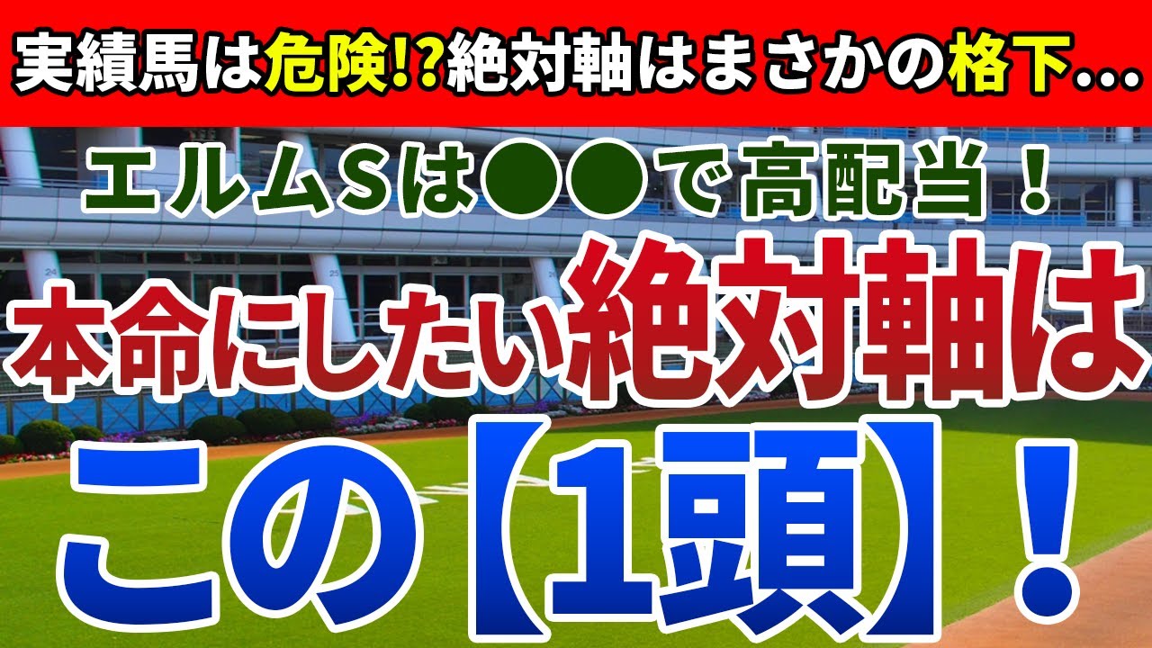 エルムステークス2024【絶対軸1頭】公開！札幌ダートはローカル競馬の盲点！抜群の適性で実績馬を撫で斬る１頭は？