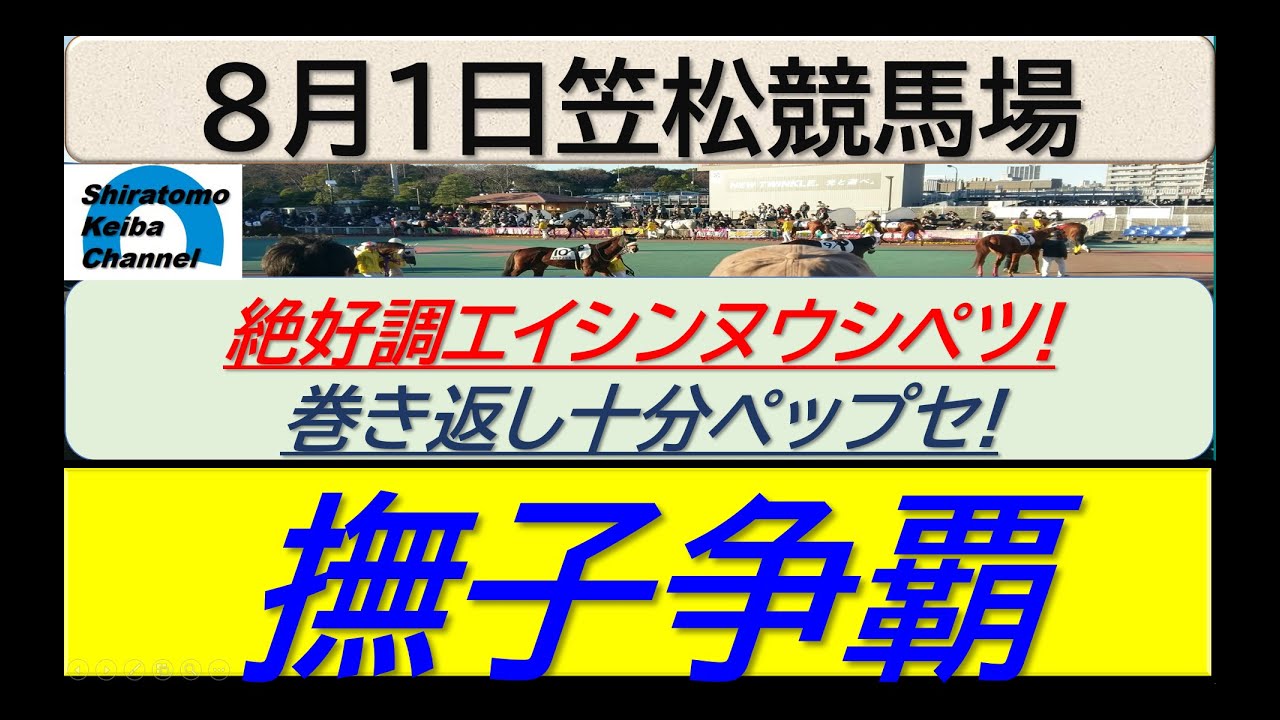 【競馬予想】撫子争覇！～２０２４年８月１日 笠松競馬場 ：８－３