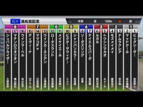 20240324 GⅠ高松宮記念 レースシュミレーション