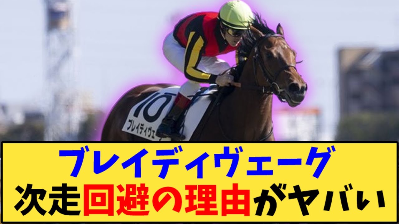 【競馬】「ブレイディヴェーグ   またも出走回避で心配の声も…」に対する反応【反応集】
