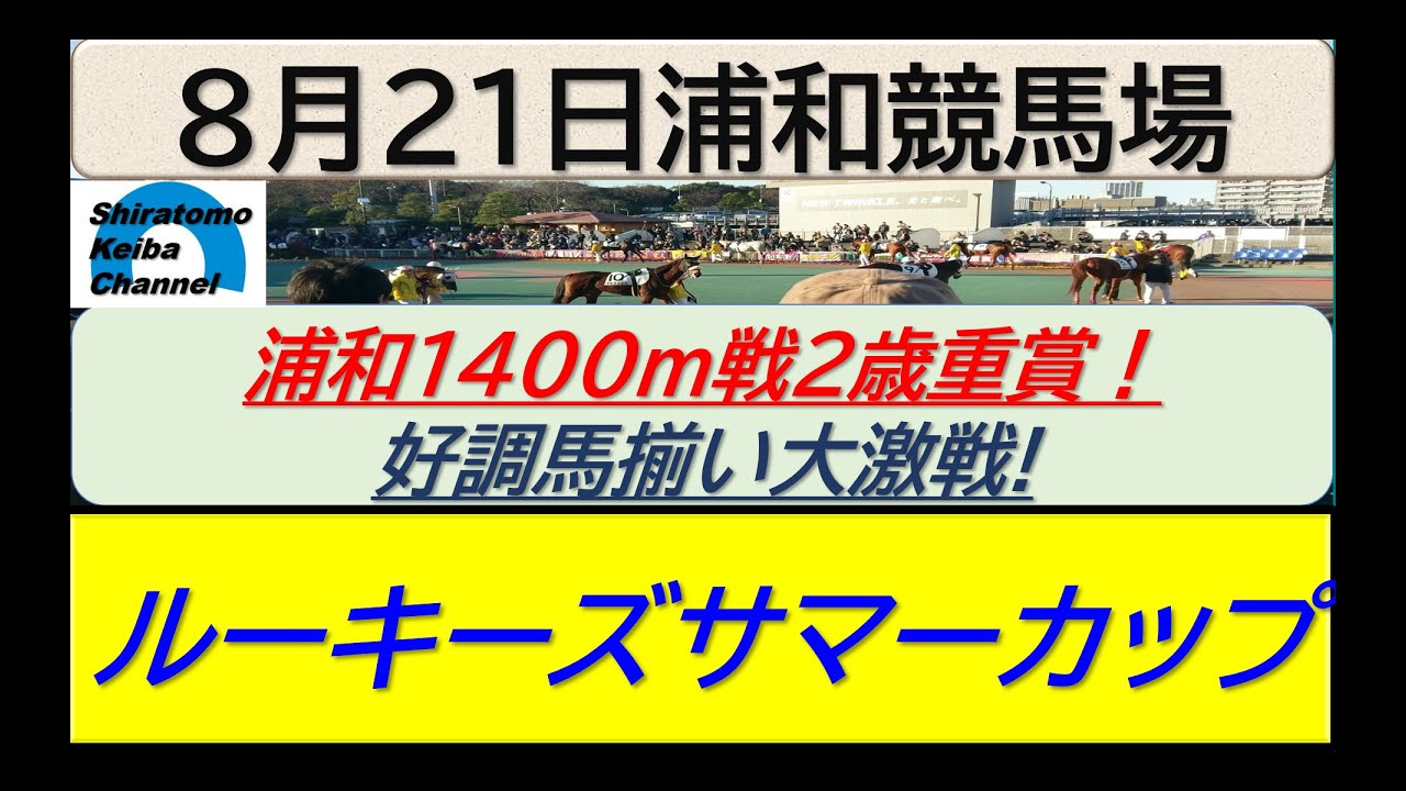 【競馬予想】SⅢルーキーズサマーカップ！～２０２４年８月２１日 浦和競馬場 ：８－５４