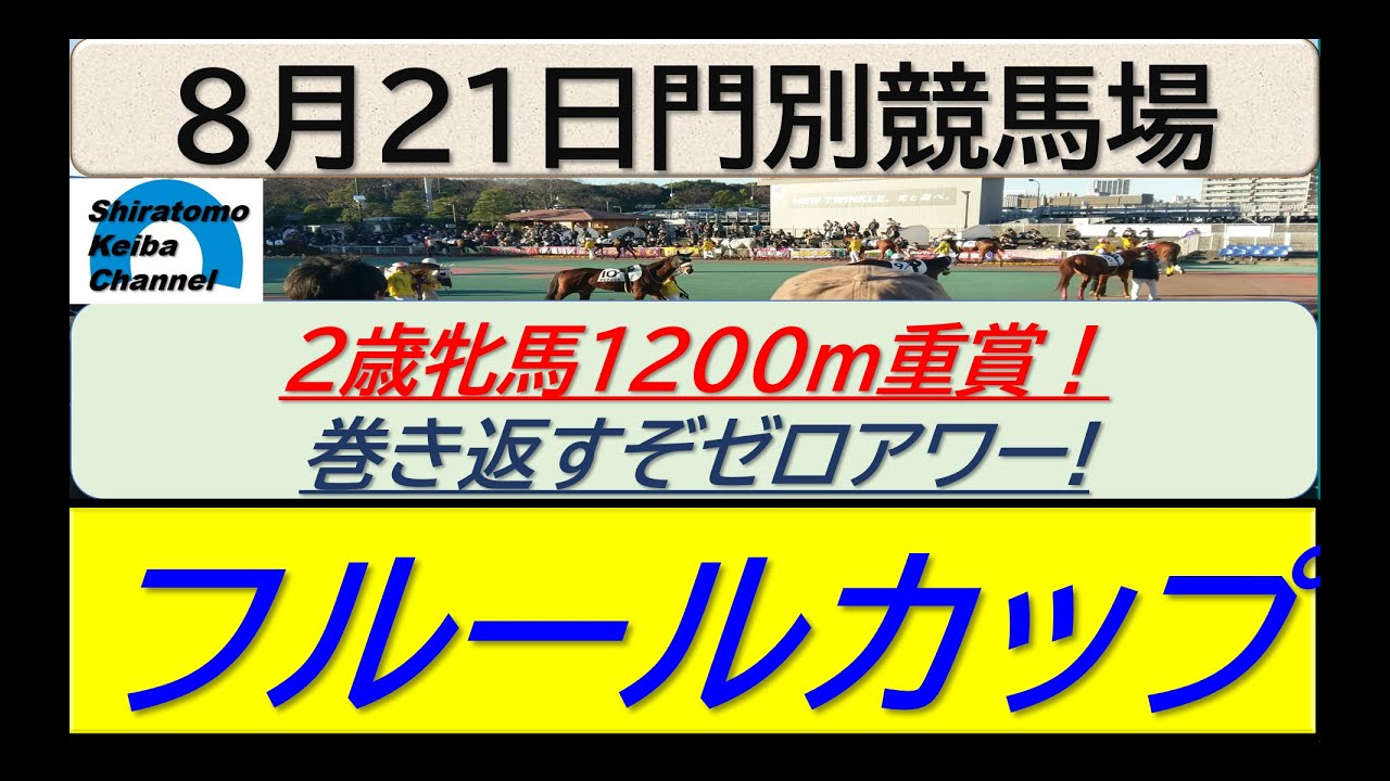 【競馬予想】フルールカップ！～２０２４年８月２１日 門別競馬場 ：８－５６